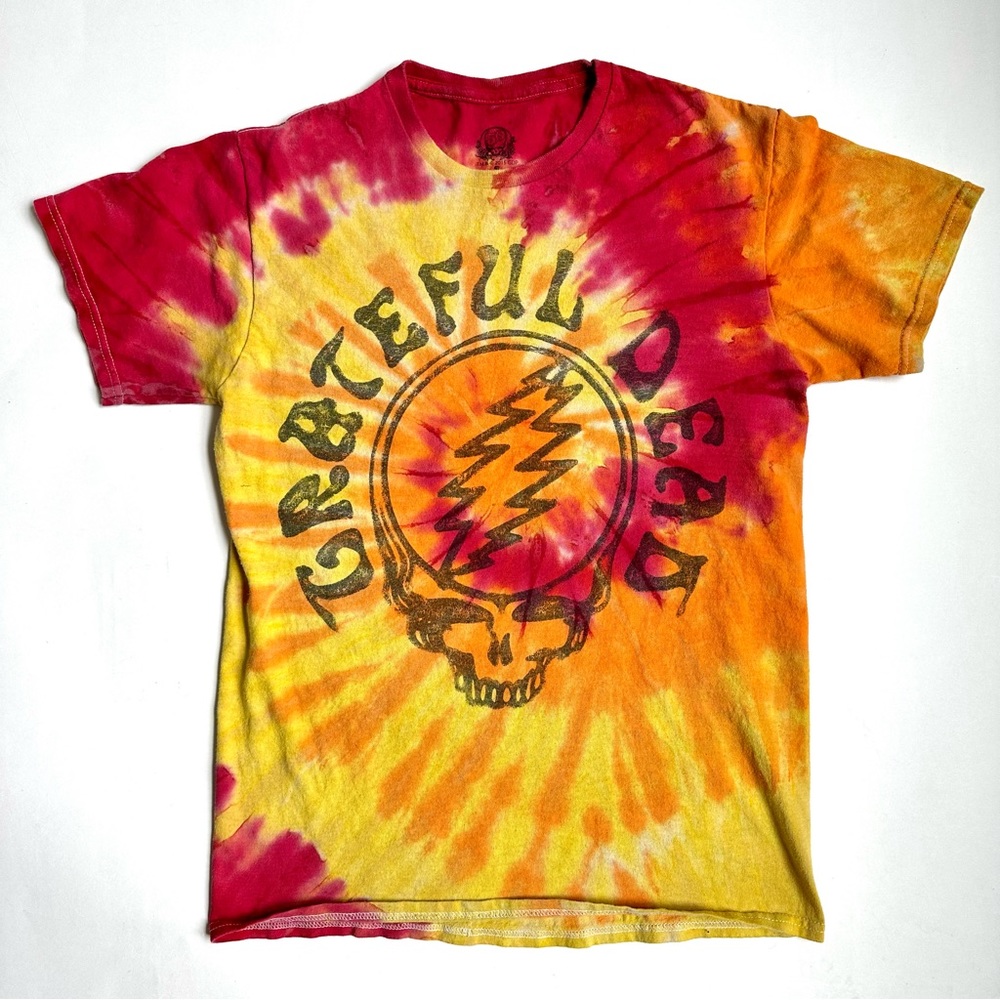 Grateful Dead Tie Dye Skull Tee 2015 S